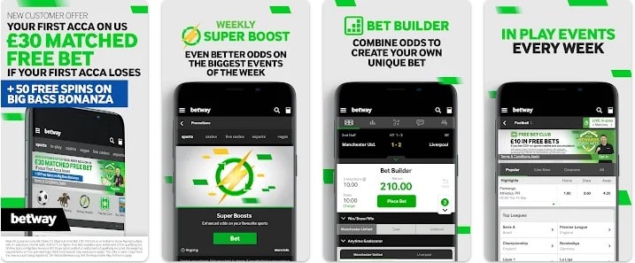 betway mobile sports app