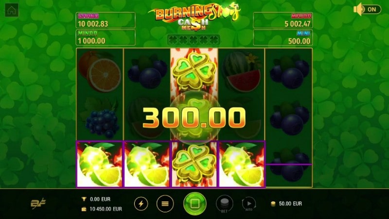 Burning Slots Cash Mesh free spins