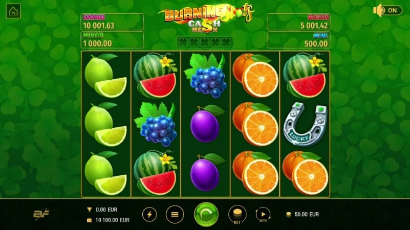 Burning Slots Cash Mesh slot