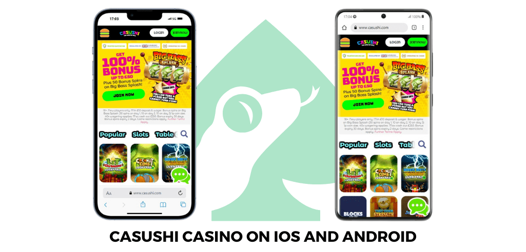Casushi Casino Mobile Optimisation