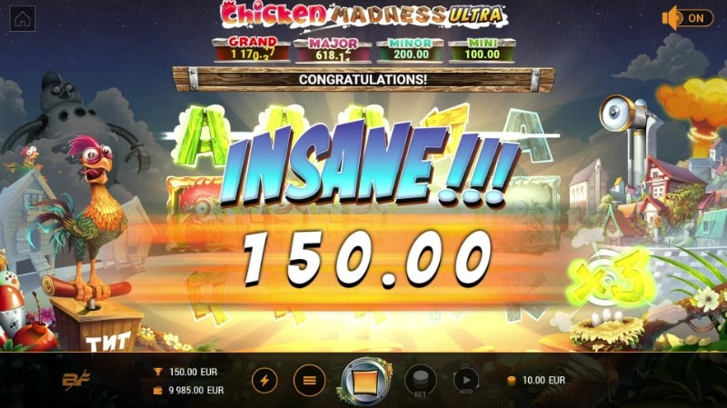 Chicken Madness slot free spins