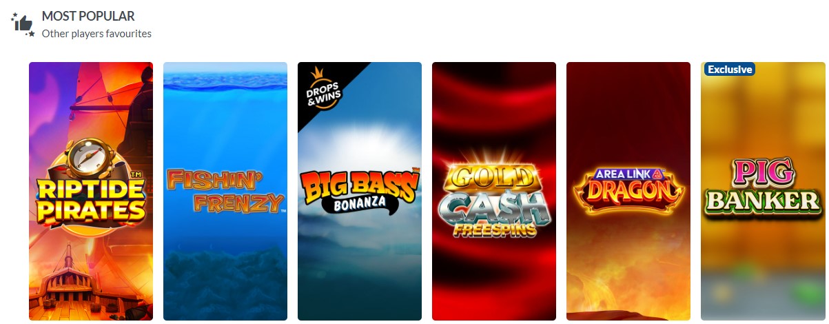 Coral Casino All Games