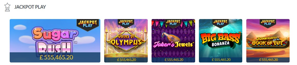 Coral Casino Jackpot Games