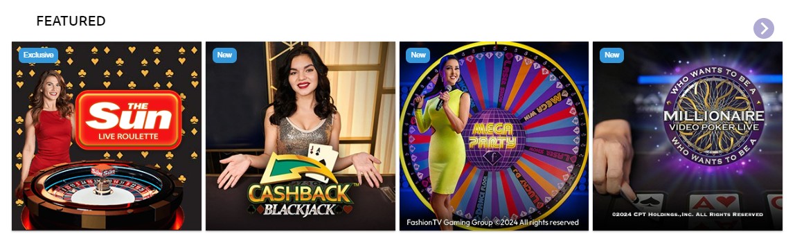 Fabulous Bingo Live Casino Games