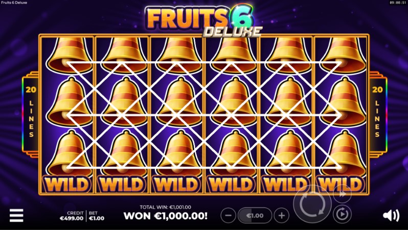 Fruits 6 Deluxe slot free spins