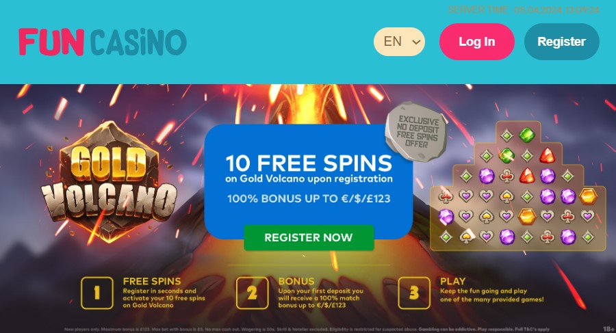 Fun Casino Main Page