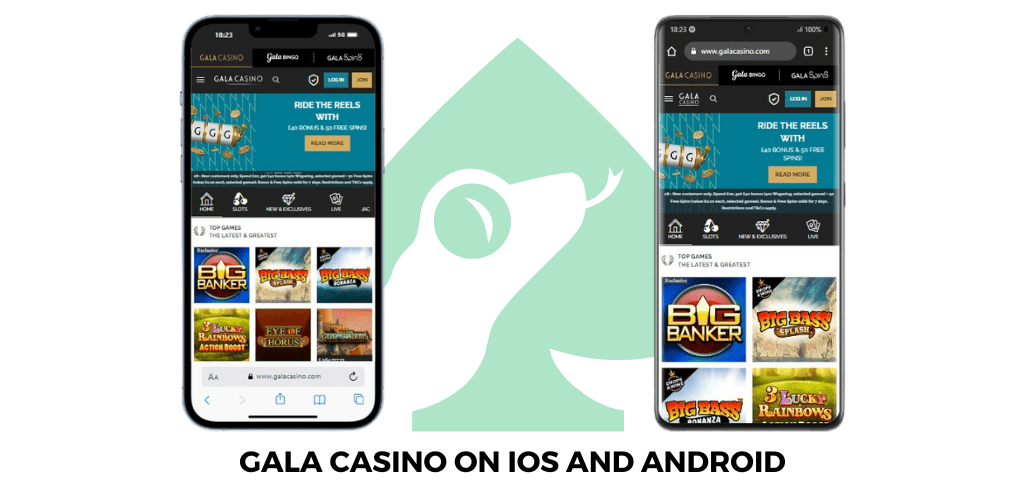 Gala Casino Mobile Optimisation