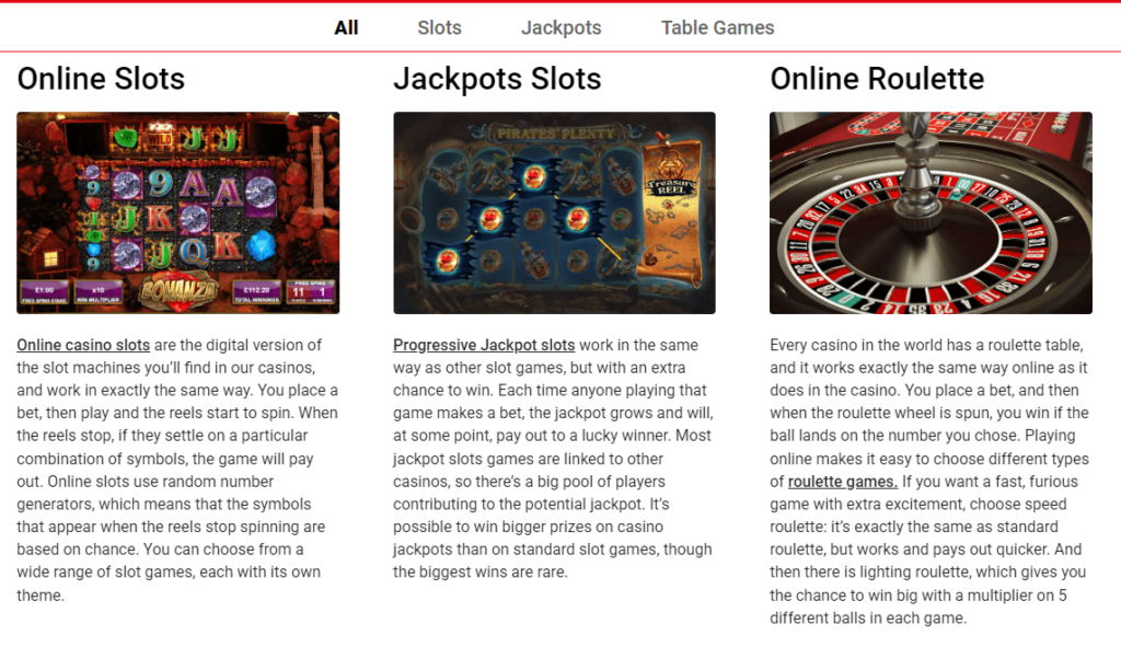 genting online casino games