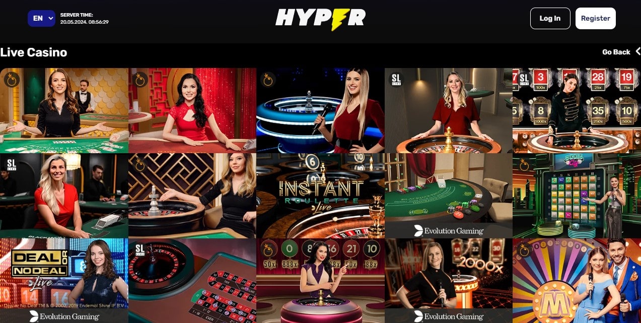 hyper live casino