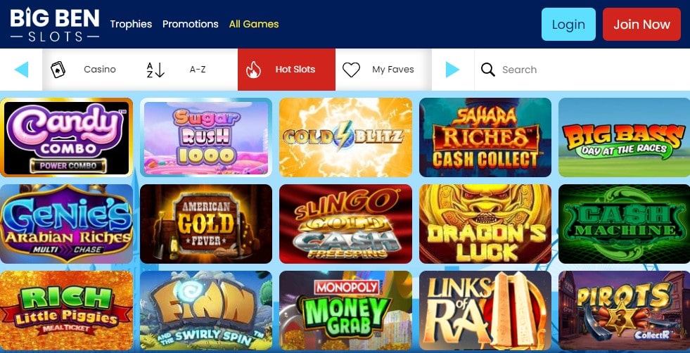 bigbenslots games