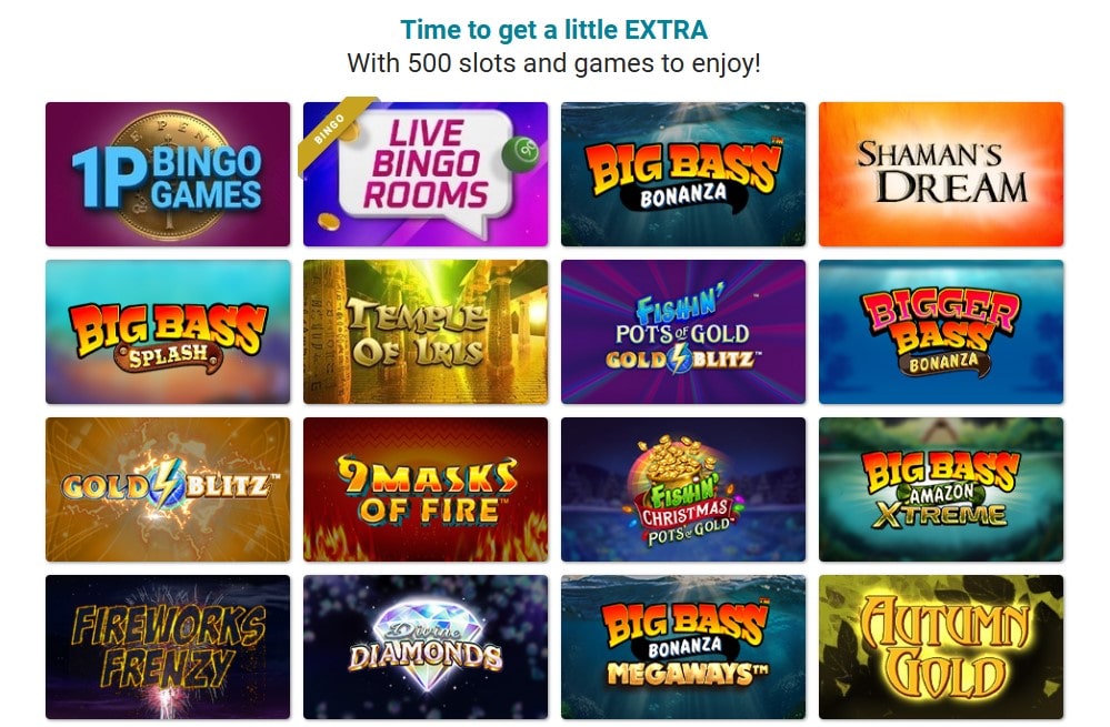 Bingo Extra Games Selection