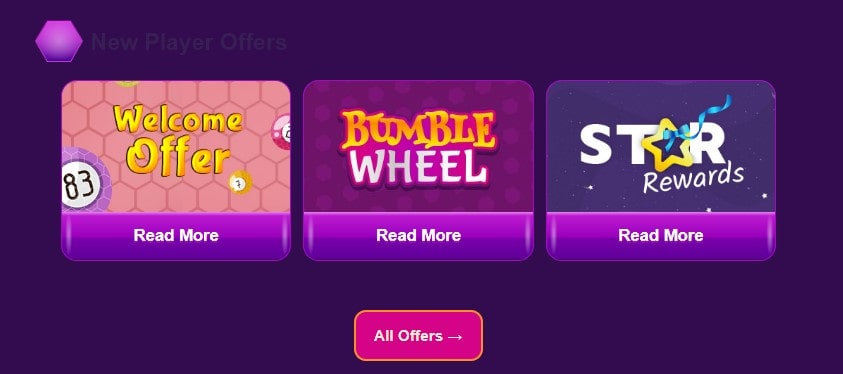 Bumble Bingo Bonuses