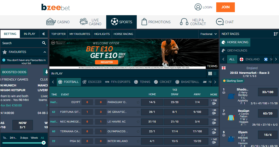 bzeebet sportsbook