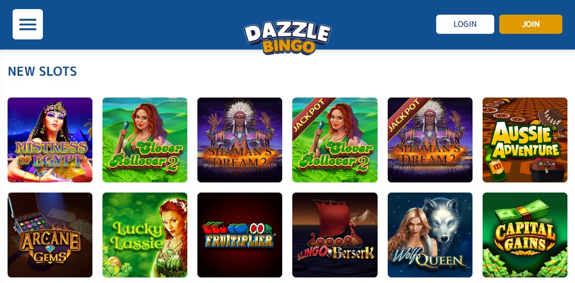 Dazzle Bingo Slots