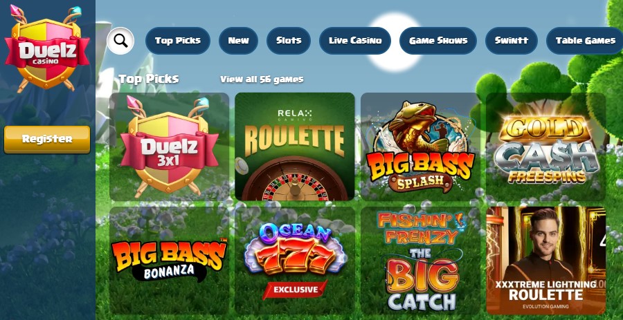 Duelz Casino Games