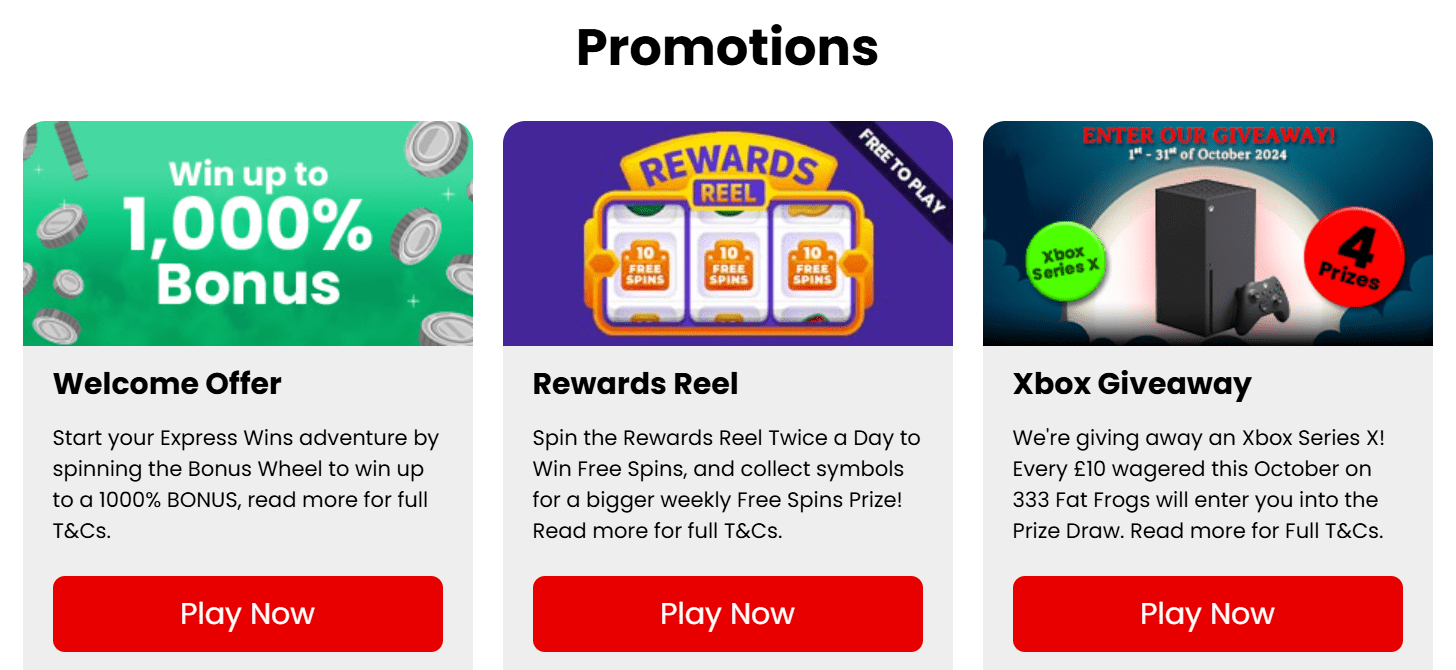 express wins promo code offers