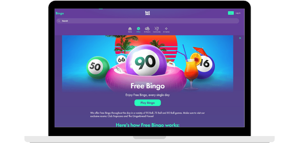 free bingo site bet365