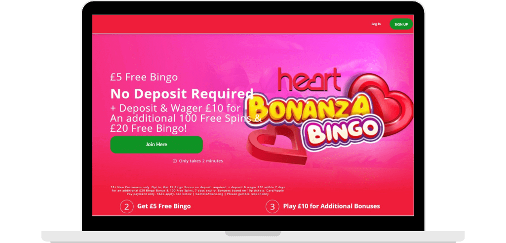 free bingo site heartbingo