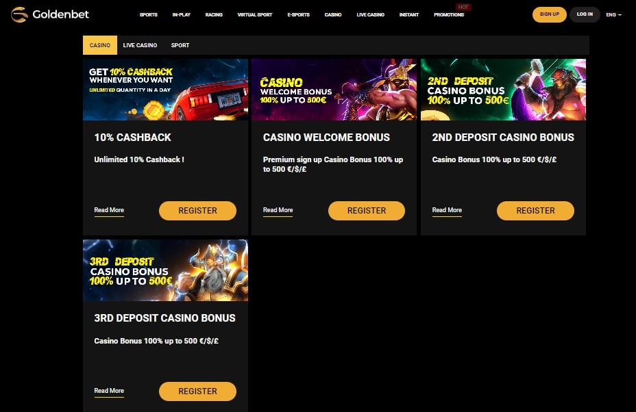 goldenbet promo code