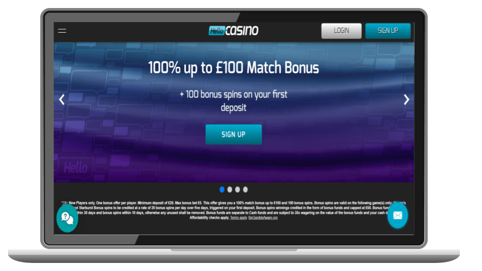 hello casino 20 deposit bonus