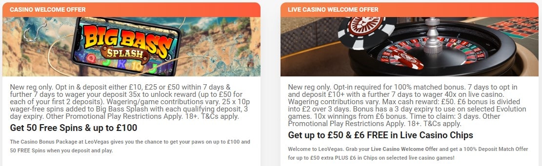 Leovegas bonus codes