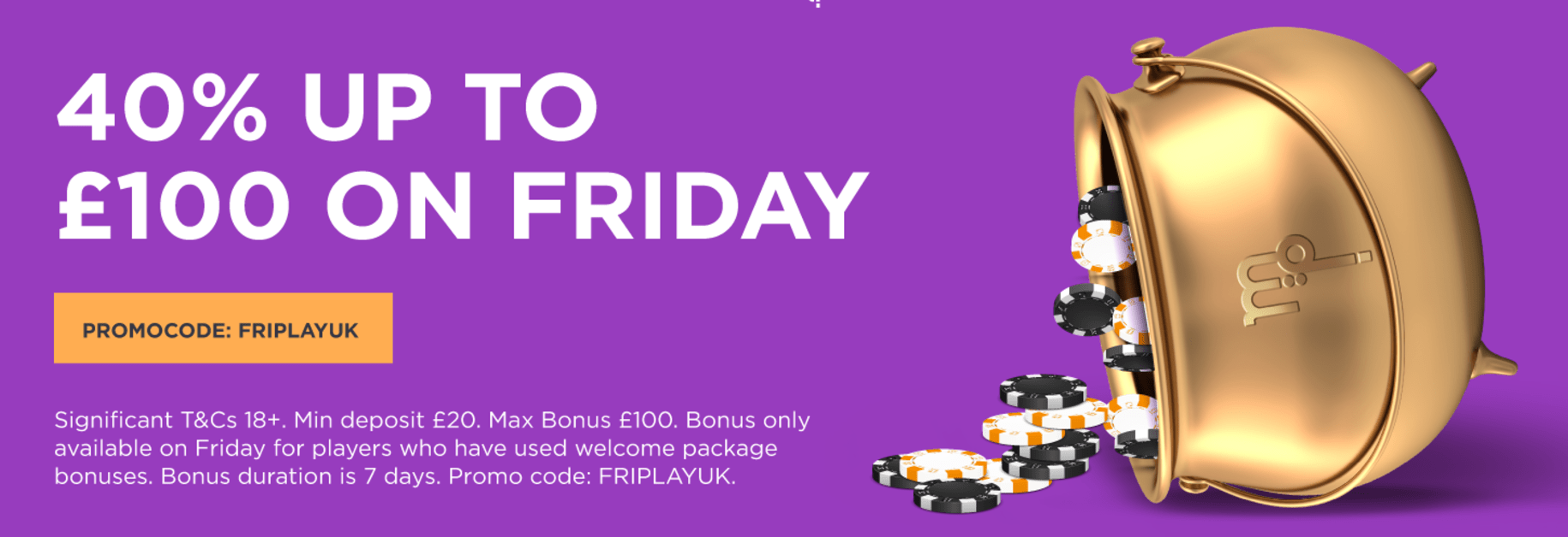 millionpot casino friday bonus