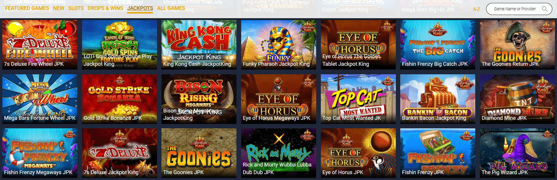 millionpot casino jackpots