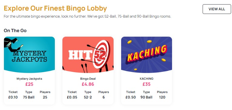 Quality Bingo Rooms