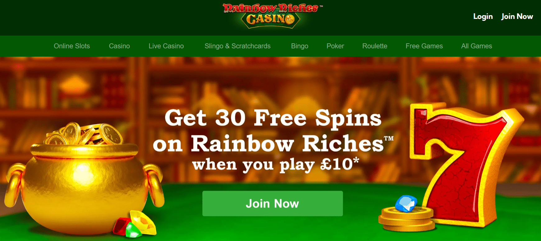 rainbow riches casino review