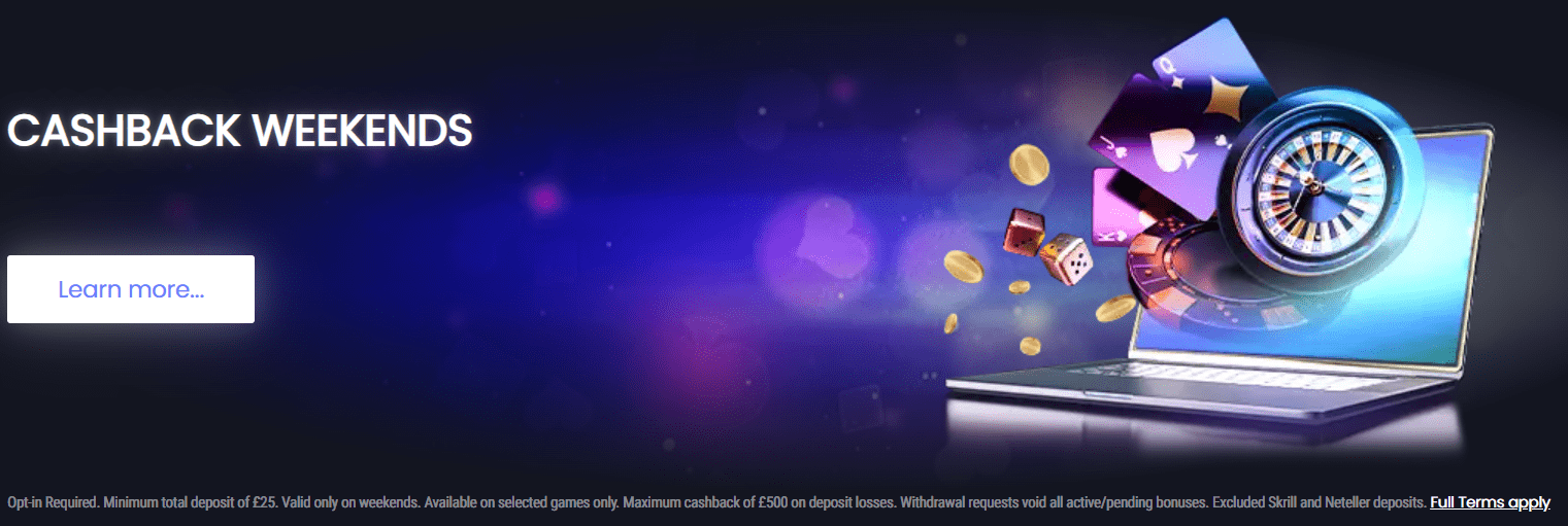 rh casino cashback bonus