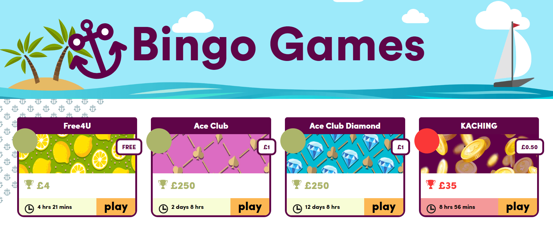 sailor bingo bingo games