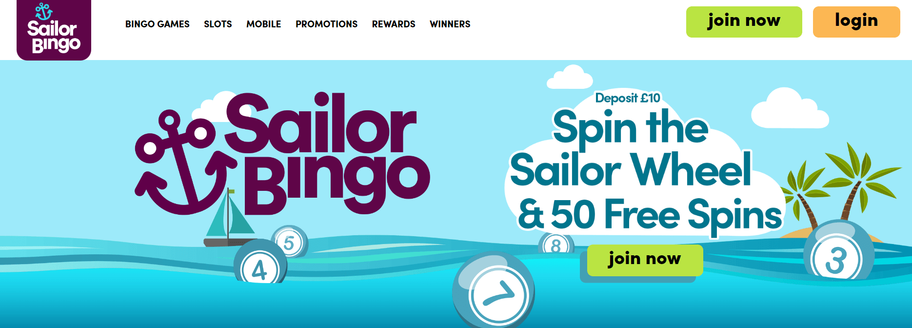 sailor bingo review