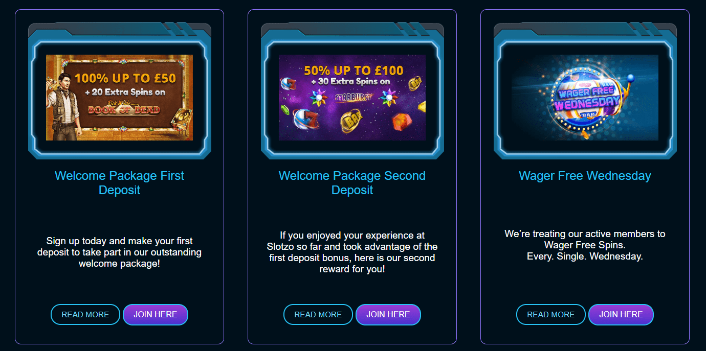 slotzo slots bonus offers