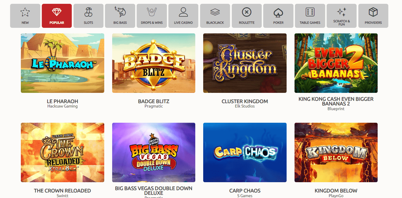 spin station casino games