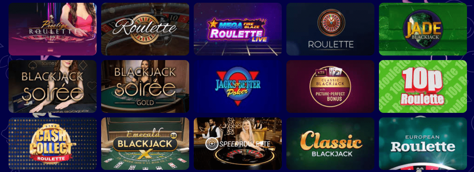 star wins table and live casino games