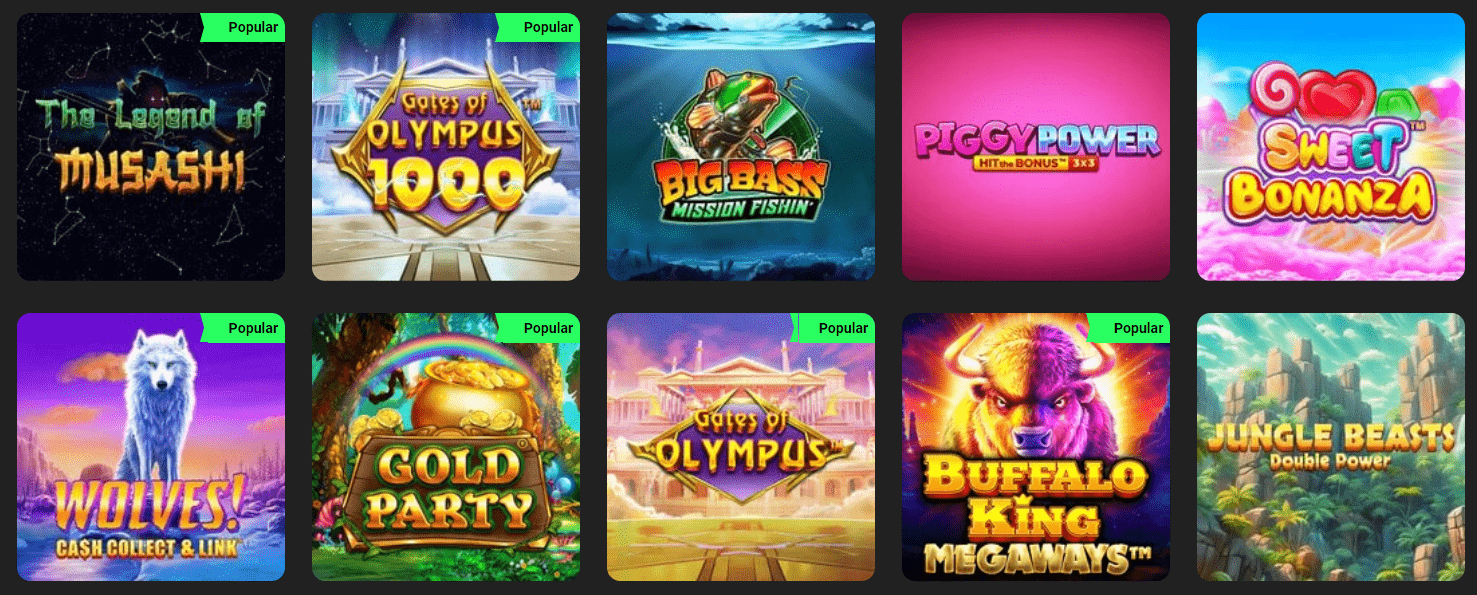 swift casino slots