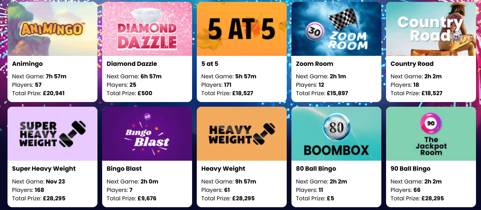 takeaway slots bingo