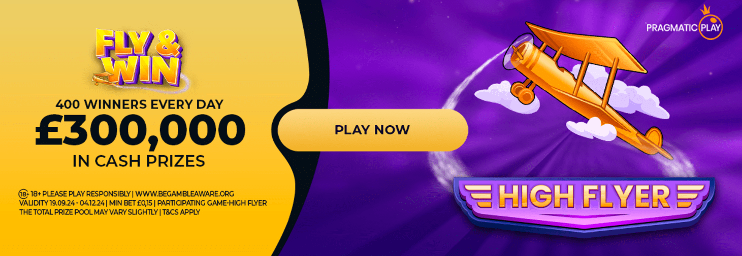 winomania casino fly and win promotion