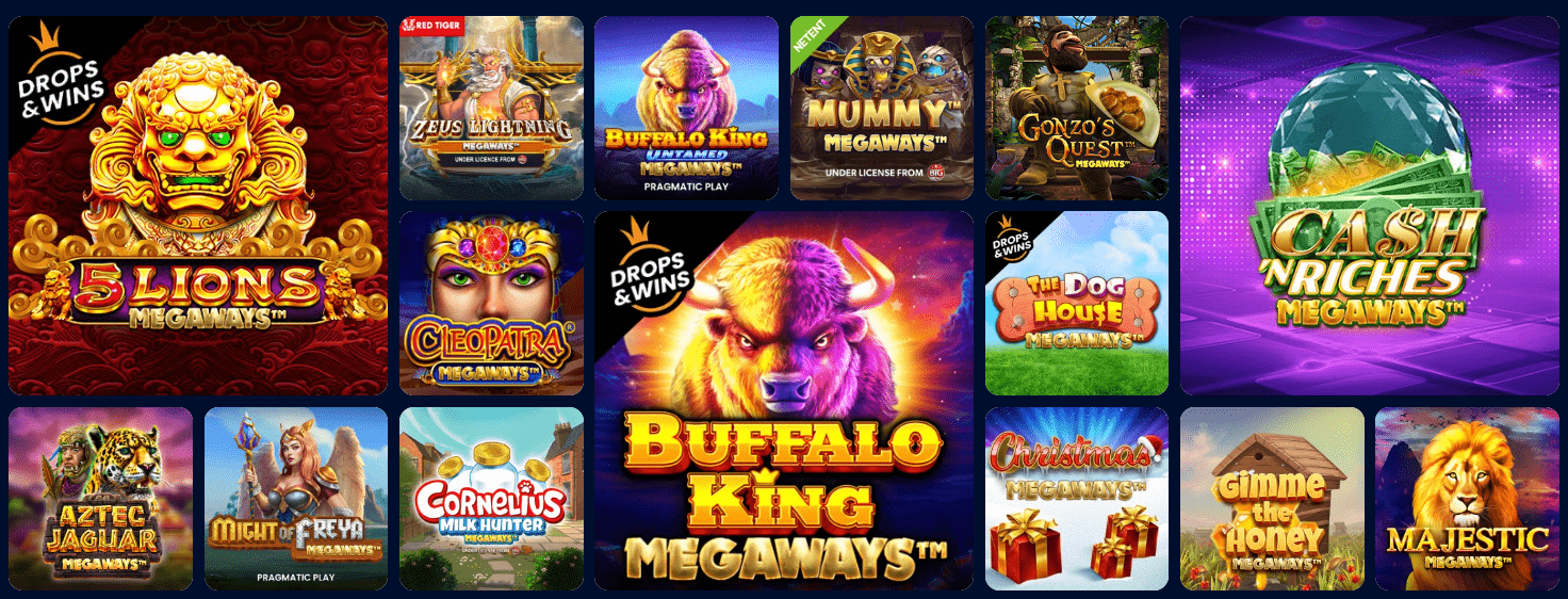 winomania megaways slots