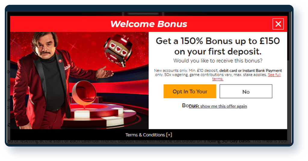 32Red Casino Registration step 5