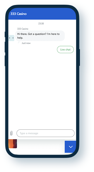 333 Casino Live Chat