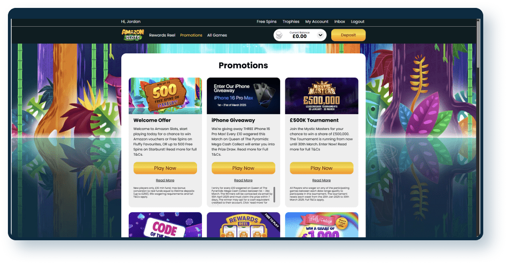 Amazon Slots Promotions