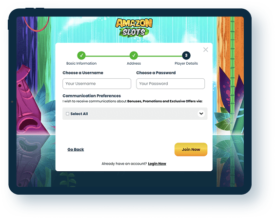 Amazon Slots Registration step 3