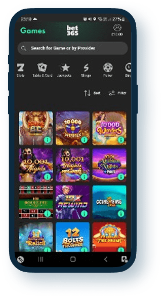 Bet365 Mobile Casino 2