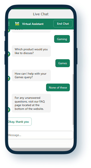 Bet365 live chat 2