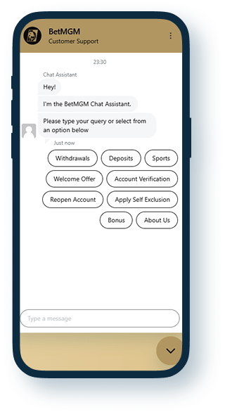 BetMGM Live Chat 1