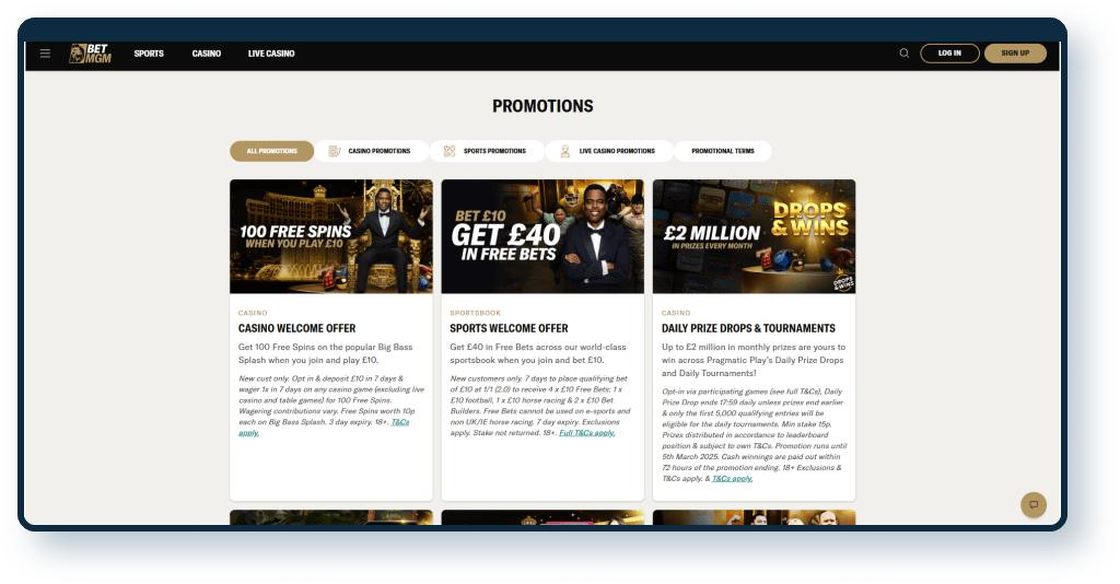 BetMGM Promotions