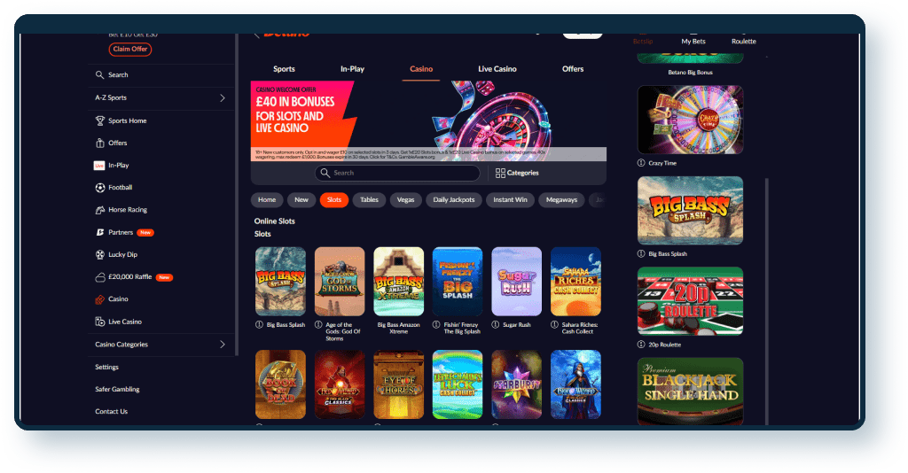 Betano Games