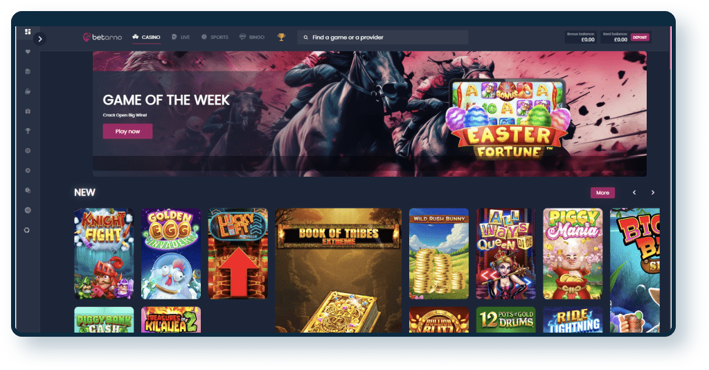 Betarno Casino Review