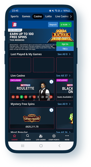 Betfred Mobile Casino 1